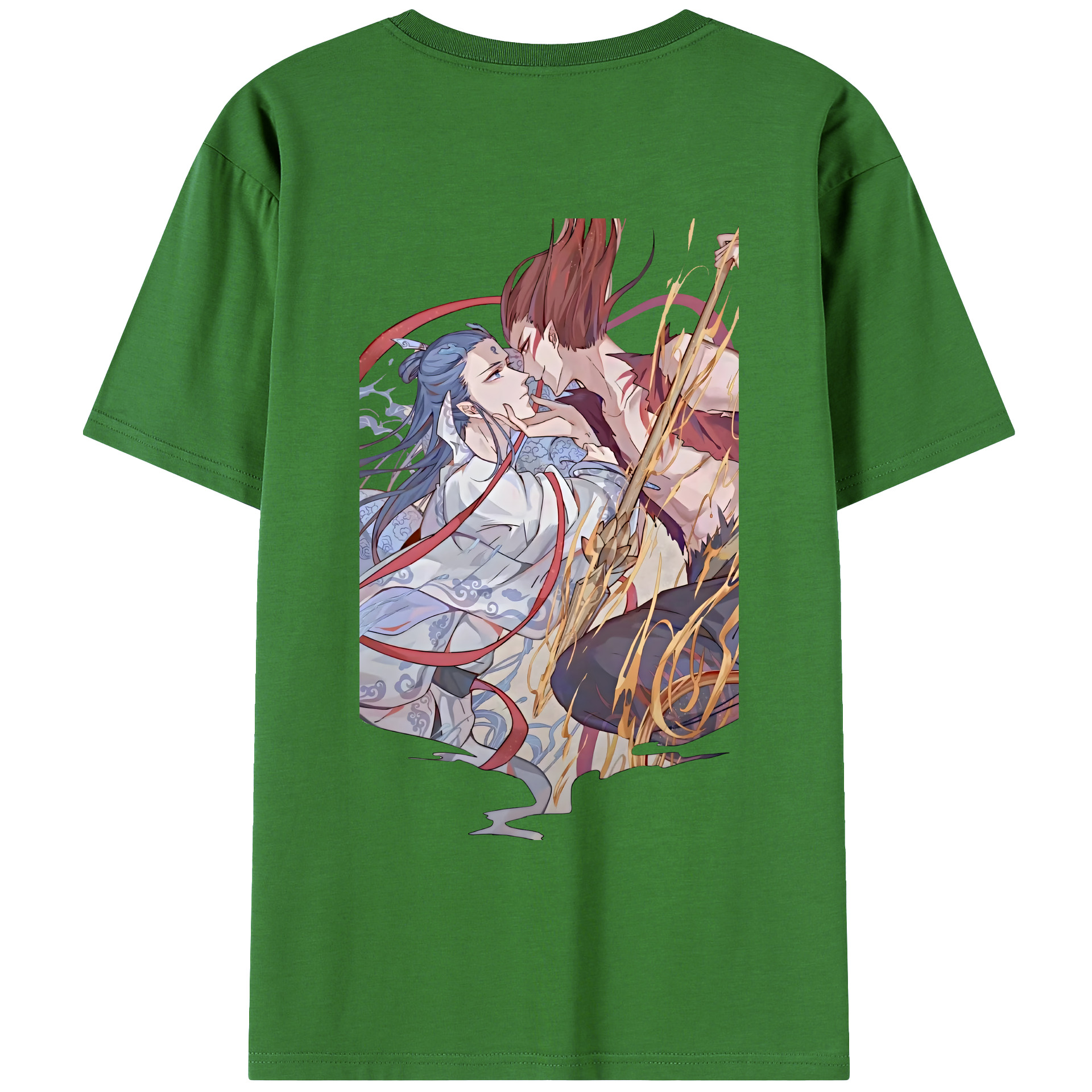 （画像用） Ne Zha 2 ナタ 魔童の大暴れ レディース半袖Tシャツ(バックプリント)